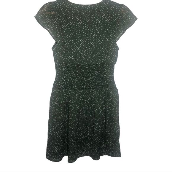 BP DRESS, GREEN / white polka dots size XS - Picture 2 of 5
